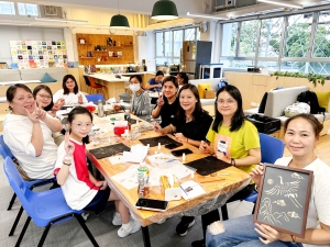 幸福時光 Time for Self-Care 2024：燒箔畫體驗（輔導組）